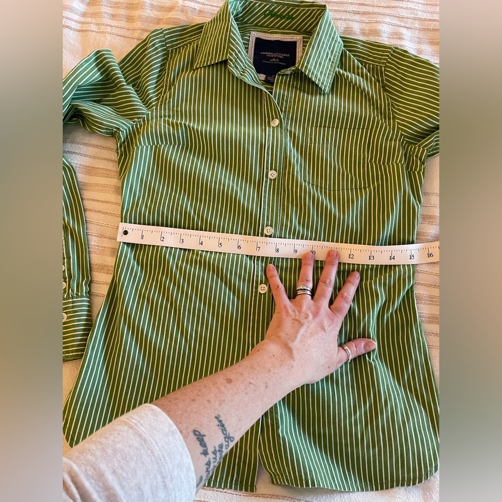 American Eagle striped button down - Picture 8 of 10
